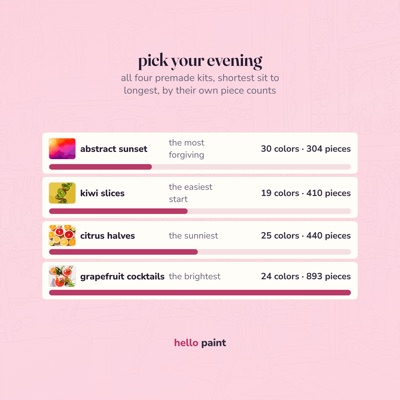 11 pick your evening