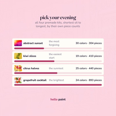11 pick your evening