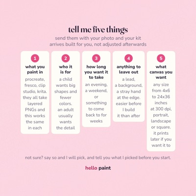 07 tell me five things